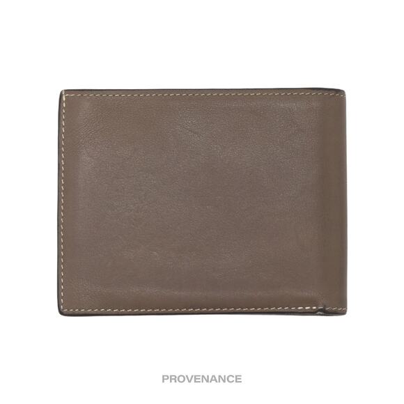 🔴 Hermès Citizen Twill Compact Wallet - Etoupe Swift - Picture 3 of 8